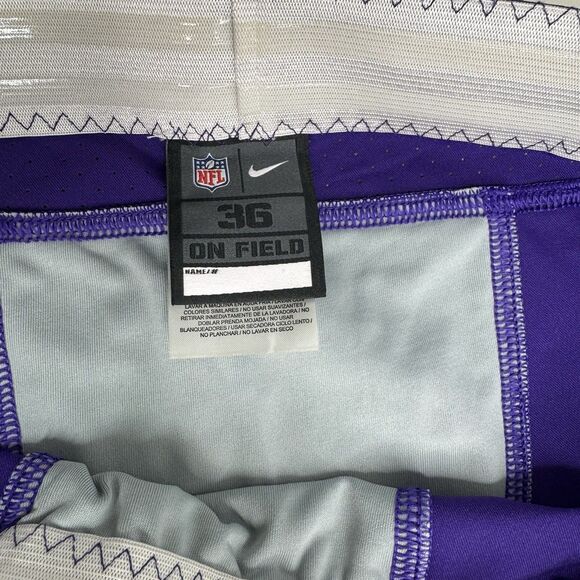 Minnesota Vikings NFL Nike Authentic Team Issued Purple Pants Waist Size 36 - Picture 3 of 9